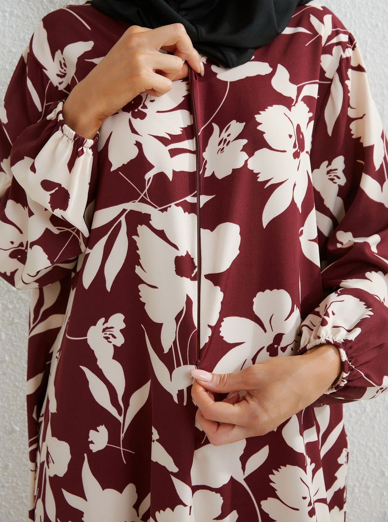 Women's Floral Round Neck Dress