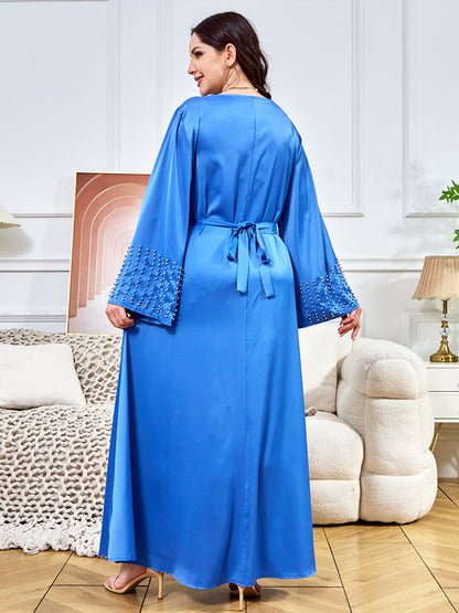 Women's Diamond-encrusted Large Swing Dress