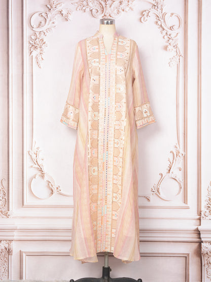 Women's Embroidered Sequin Evening Dress