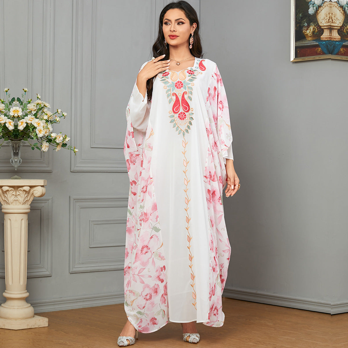 Women's Printed Ladies Kaftan Dress