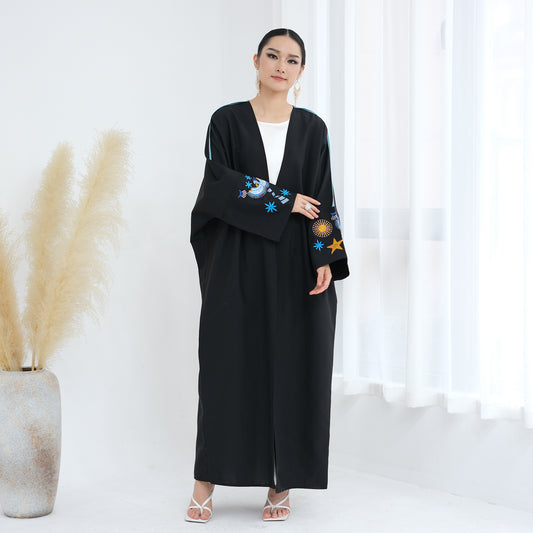 Embroidered Elegant Refined Contemporary Everyday Abaya