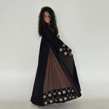 Women's Embroidered Long Coat