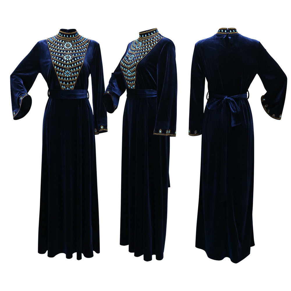 Women's Beaded Jalabiya Party Dress