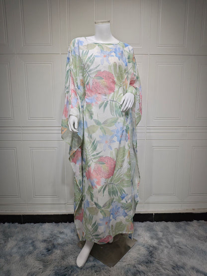 Women's Elegant Floral Pullover Dress