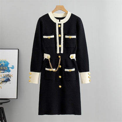 Women's Vintage Knit Loose Dress