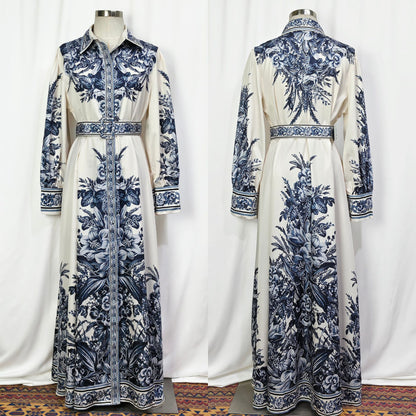 Open-Front Middle East Casual Maxi Abaya Robe
