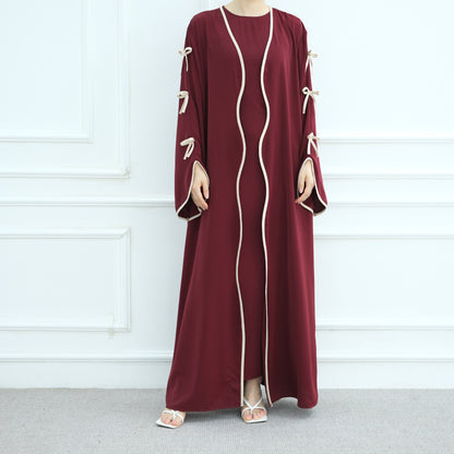Butterfly Knot Robe with Inner Dress