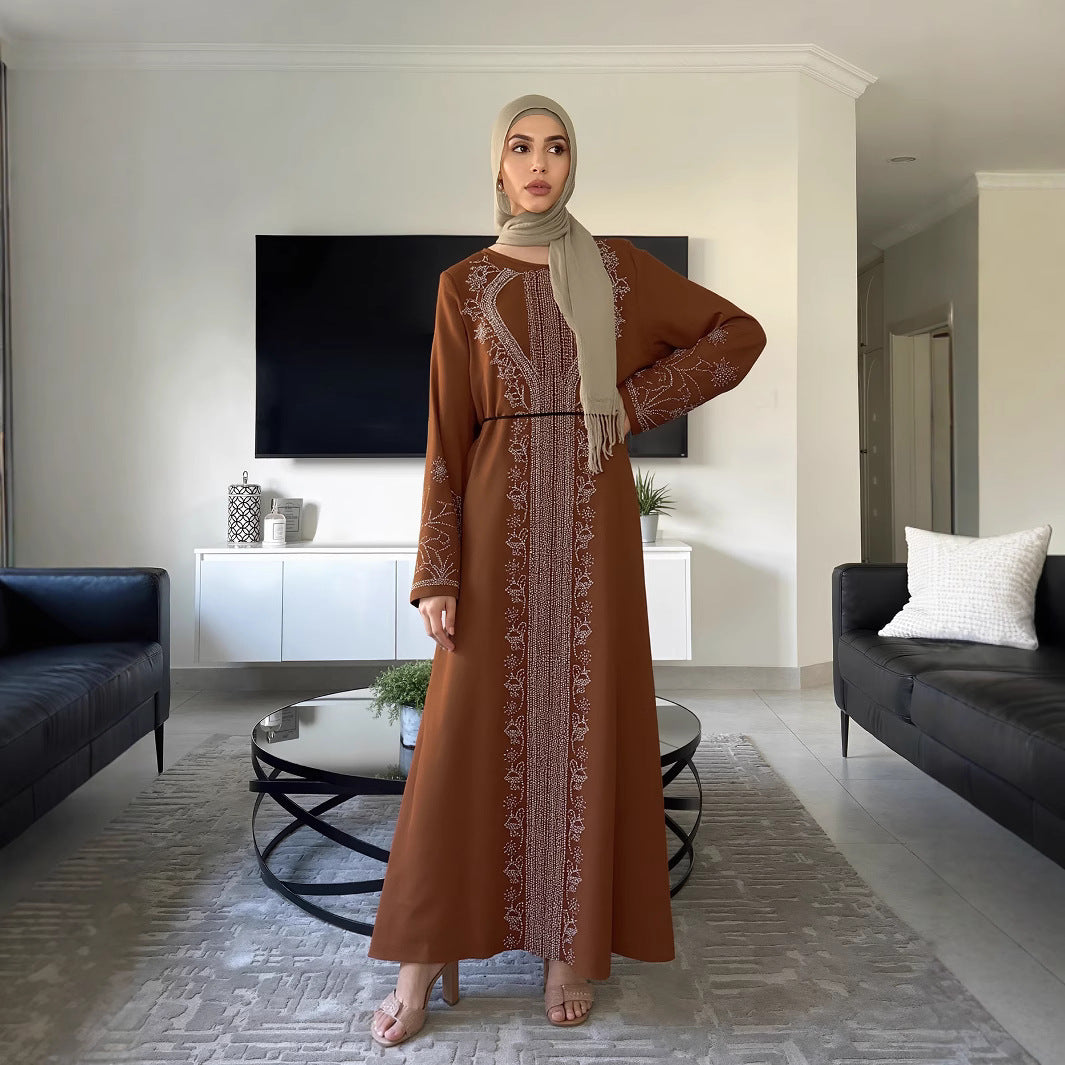 Women's Modest Hot Diamond Dresses