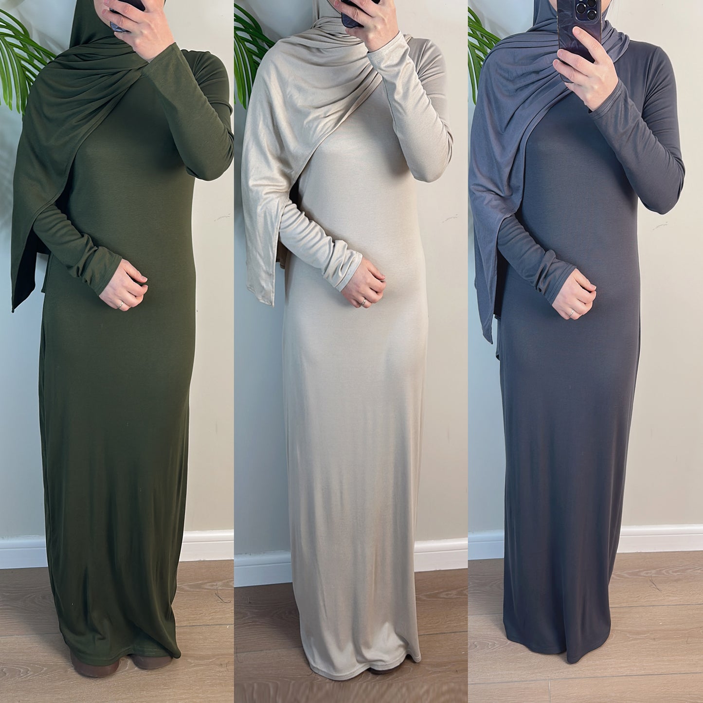 Women's Solid Modal Cotton Dress