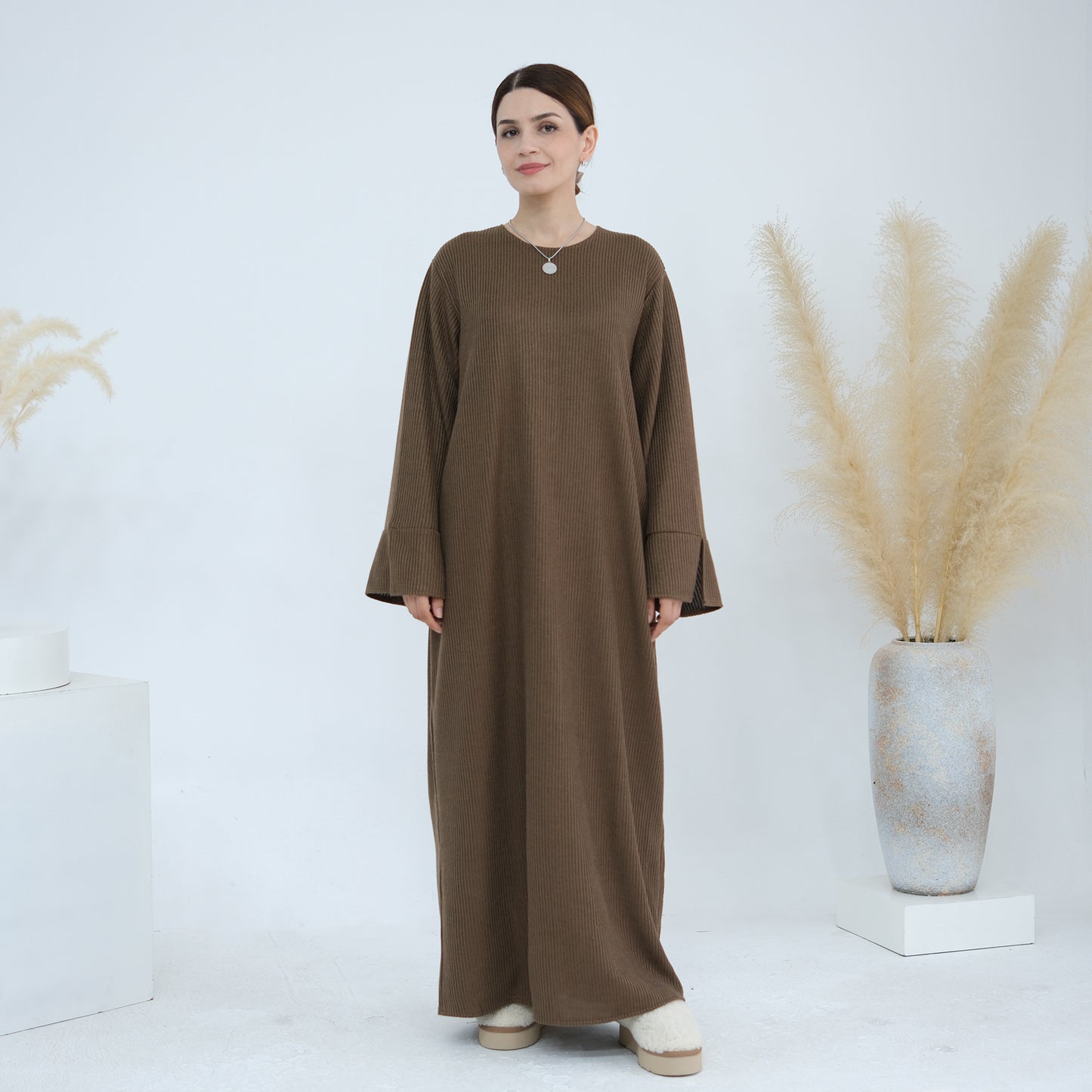 Thickened Knitted Sweater Dress