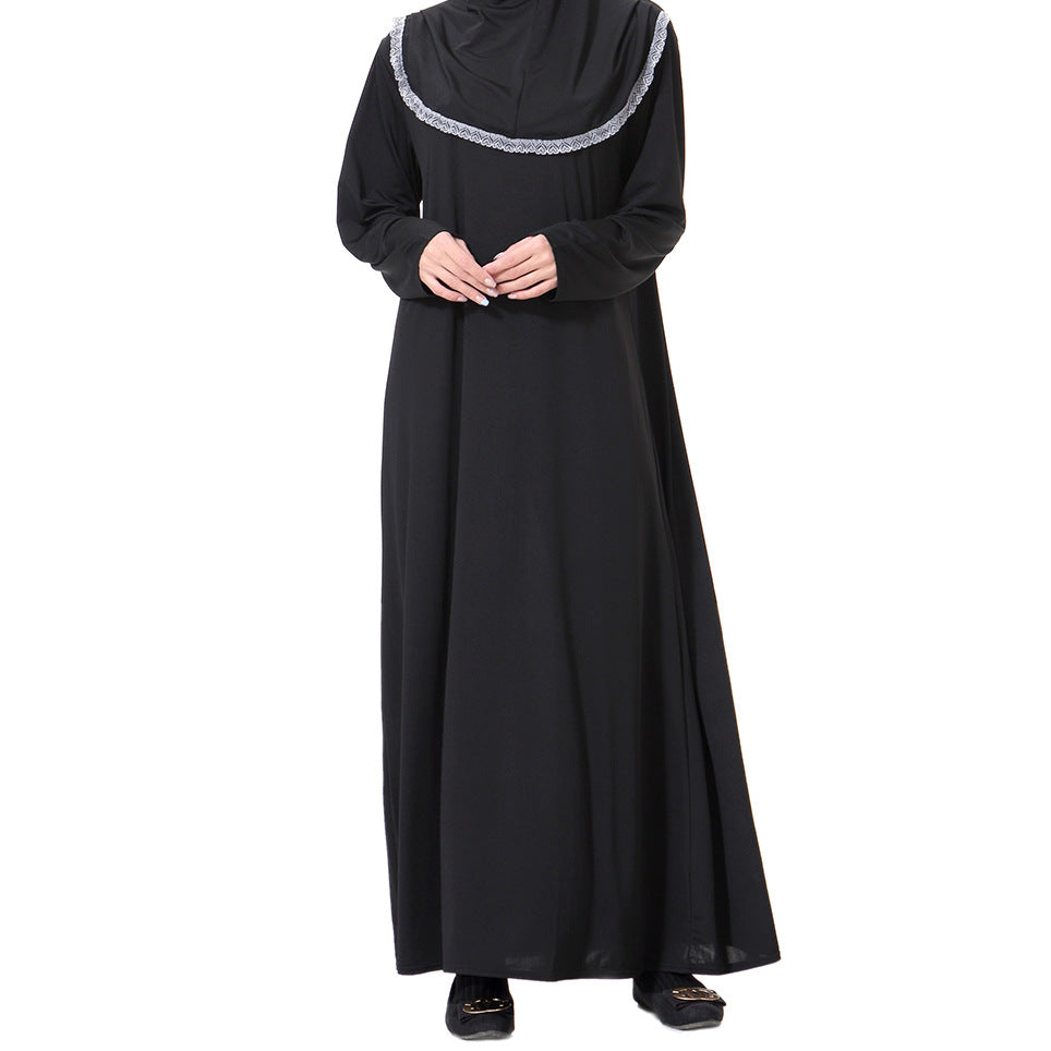 Women's Long-sleeved Hooded Gown Dress