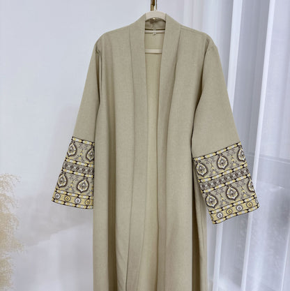 Women's Embroidered Elegant Cardigan Robe