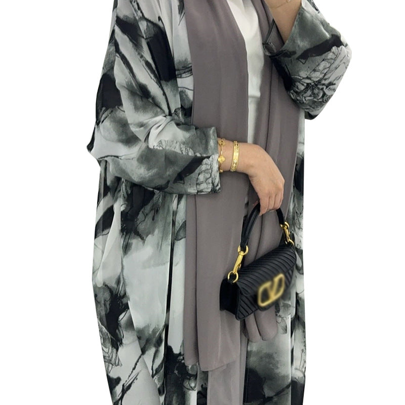 Long Sleeve Cardigan Robe