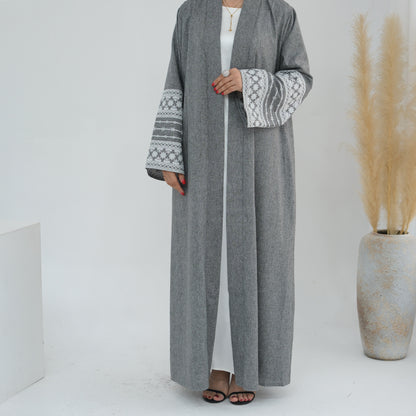 Women's Embroidered Elegant Cardigan Robe