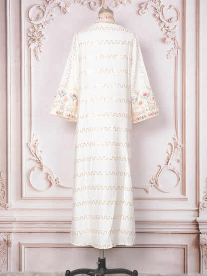 Women's V-neck Loose Evening Dress