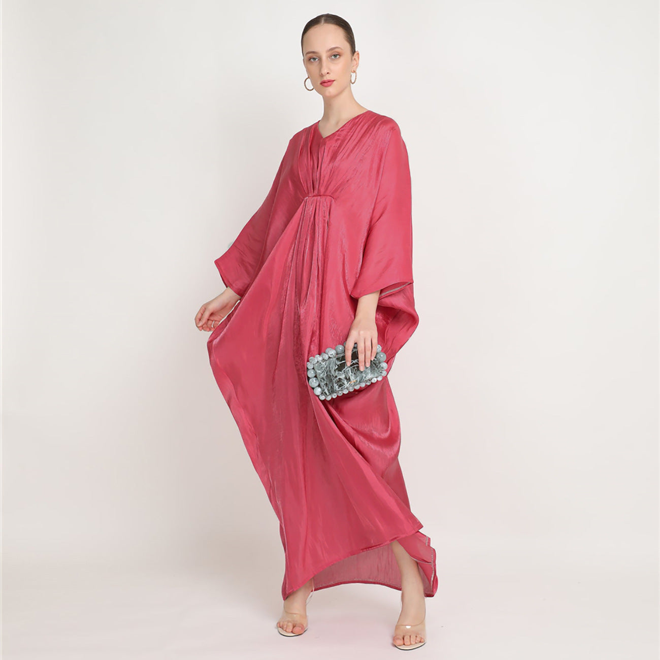 Women's Loose Bat Sleeve Abaya Dress