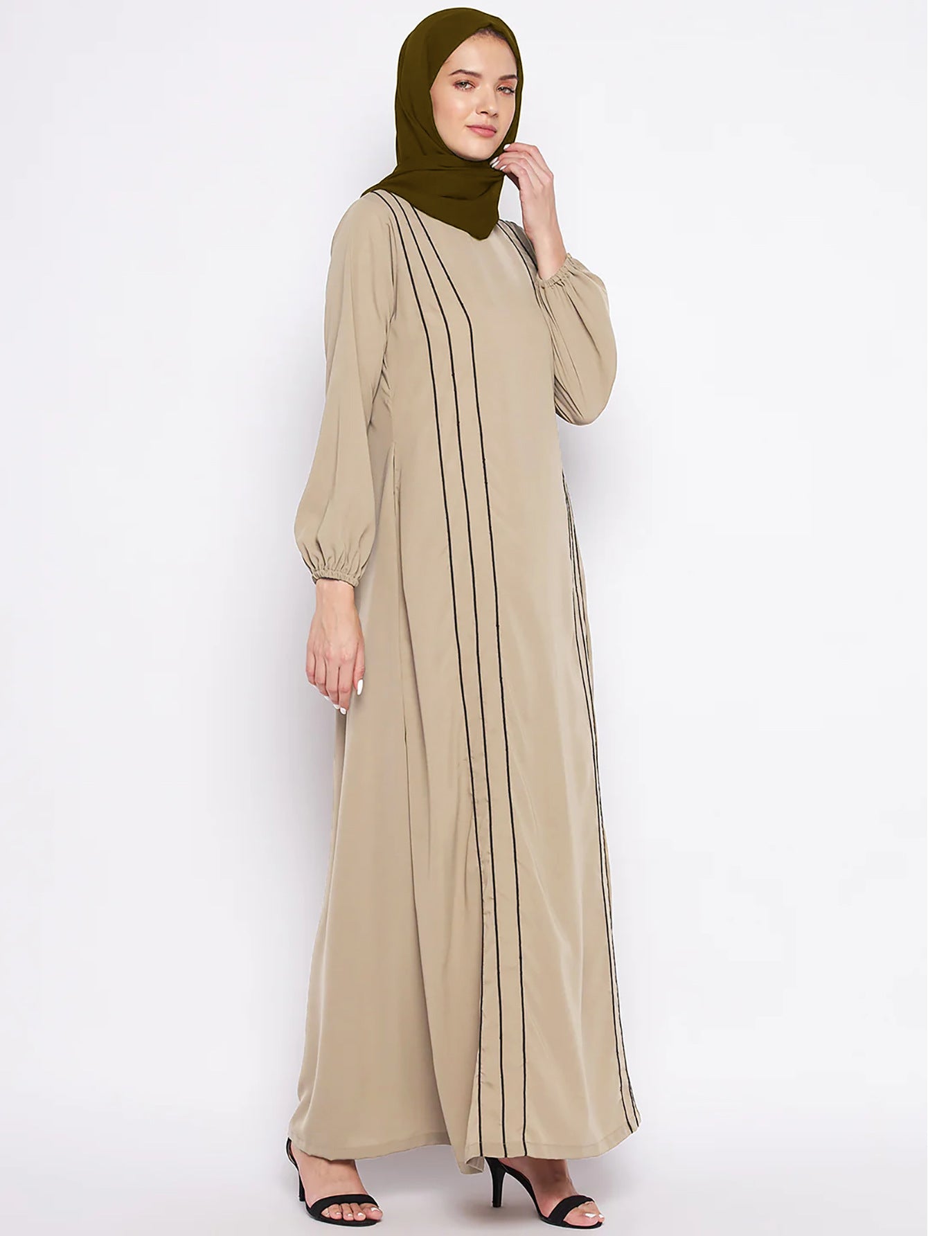 Women's Loose Casual Contrasting Dress