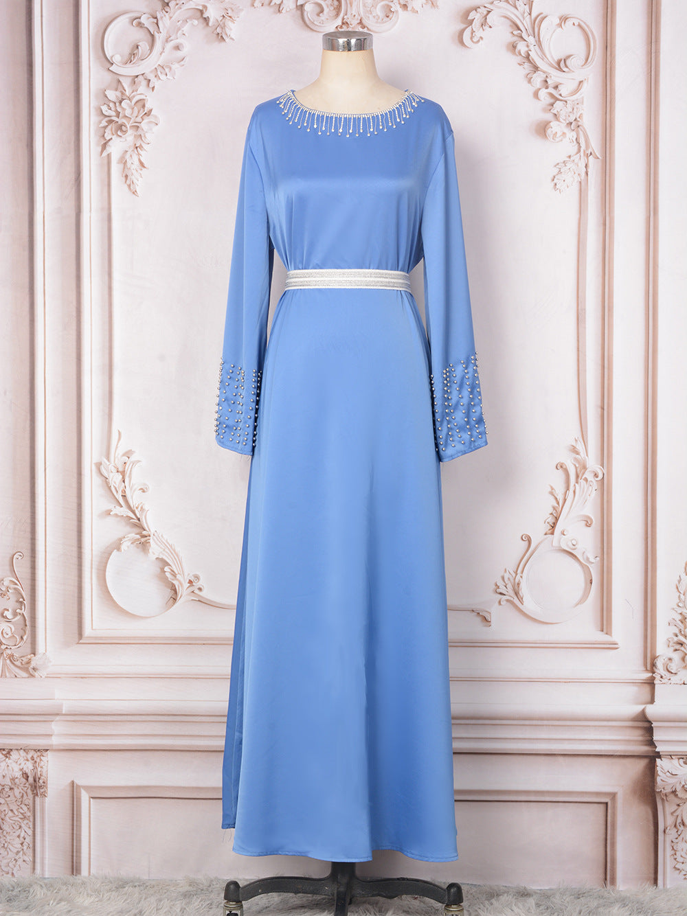Women's Diamond-encrusted Large Swing Dress