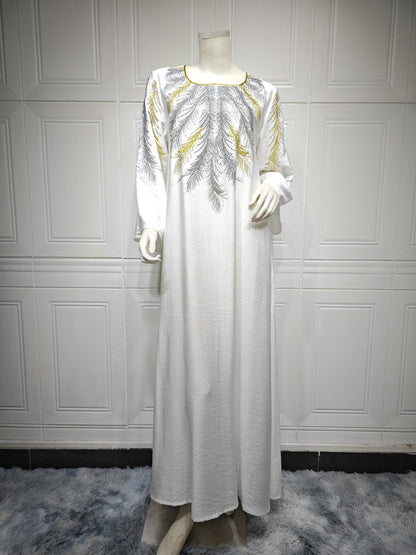 Women's Embroidered Hot Diamond Dress