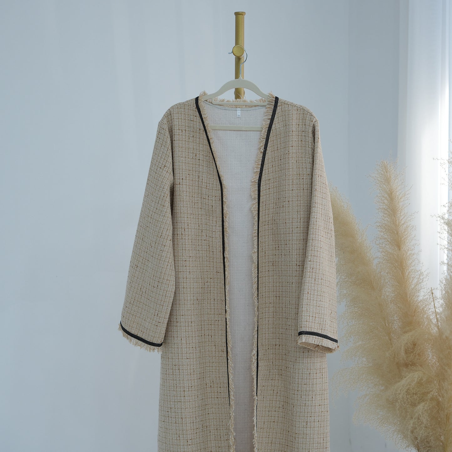 Women's Padded Cardigan Robe Dress