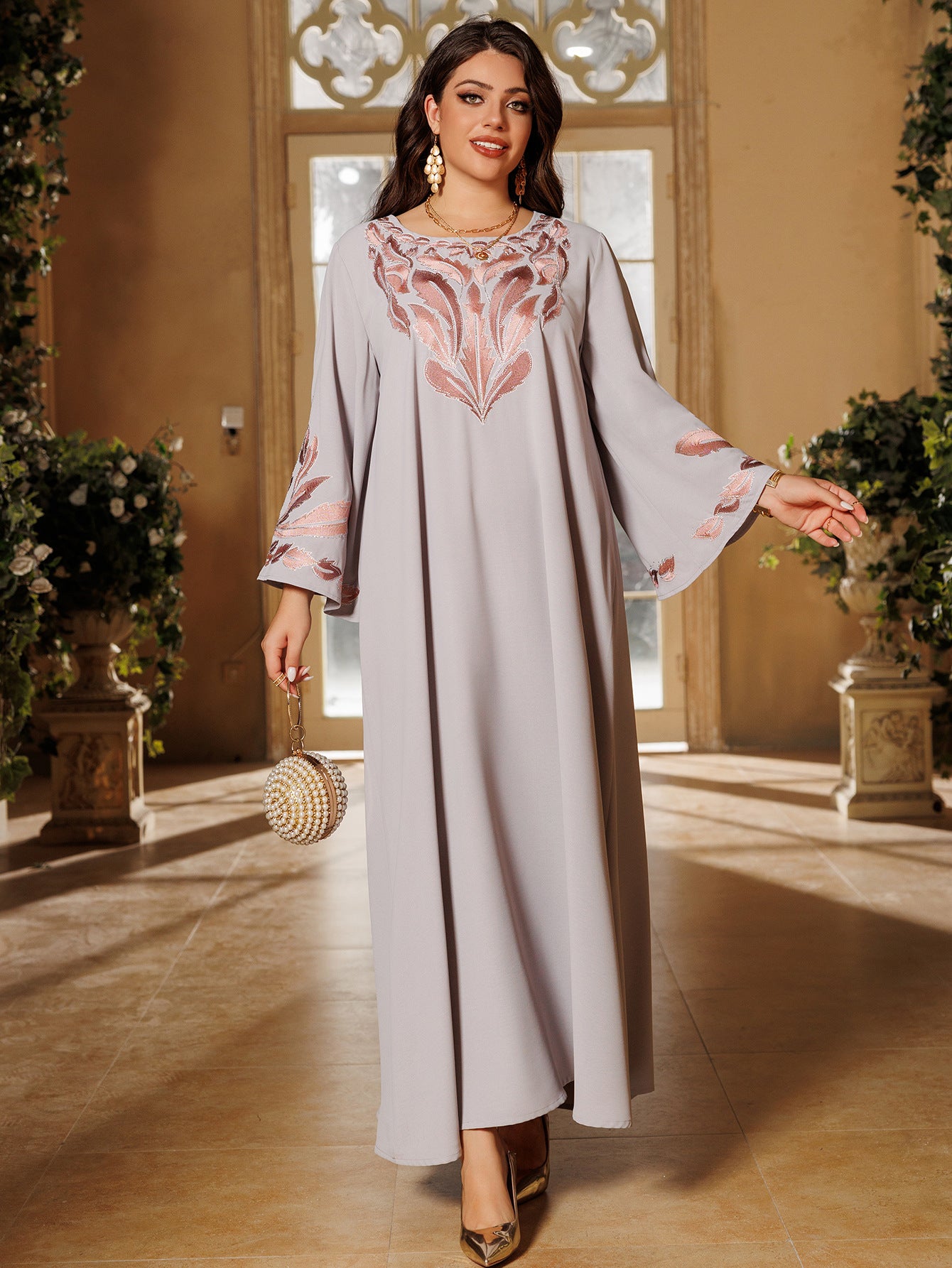 Women's Embroidery Hot Diamond Party Dress