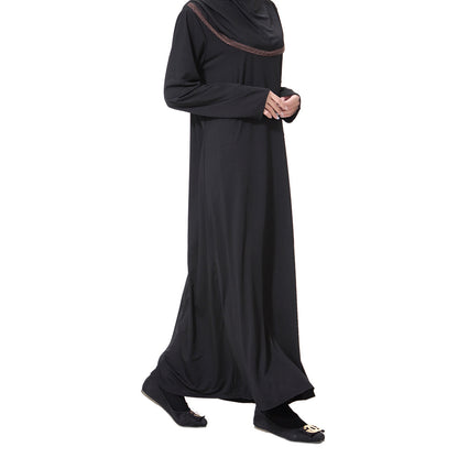Women's Long-sleeved Hooded Gown Dress