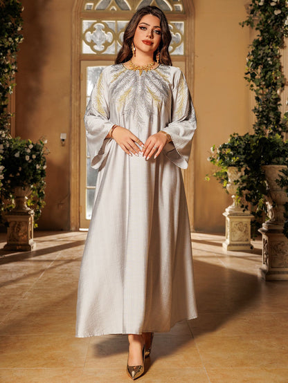 Women's Embroidered Hot Diamond Dress