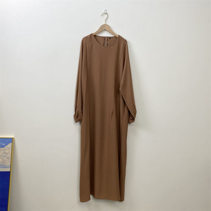 Women's Nursing Long Sleeve Slim Fit Dress