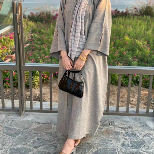 Loose Plus Size Cardigan Robe Dress