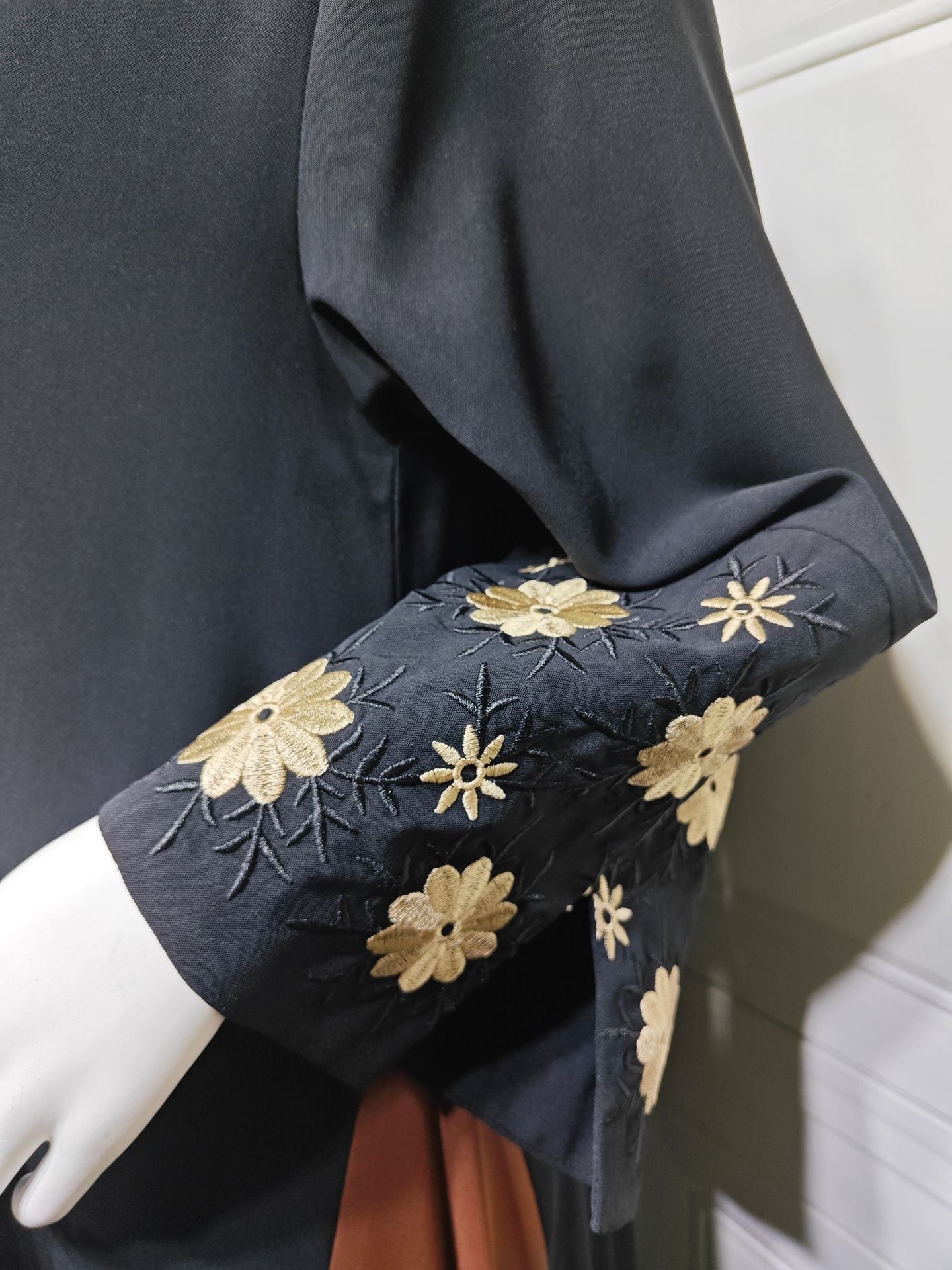 Women's Embroidered Long Coat