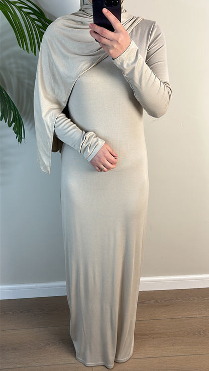 Women's Solid Modal Cotton Dress