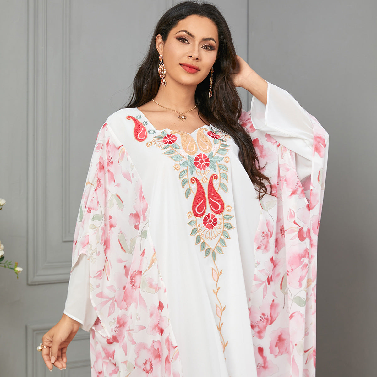 Women's Printed Ladies Kaftan Dress