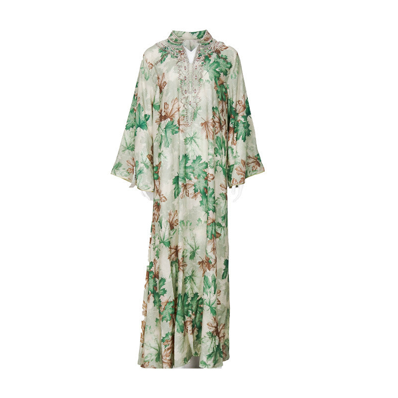 Women's Embroidered Floral Dress