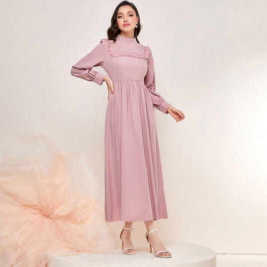 Women's Patchwork Fringed Elegant Dress