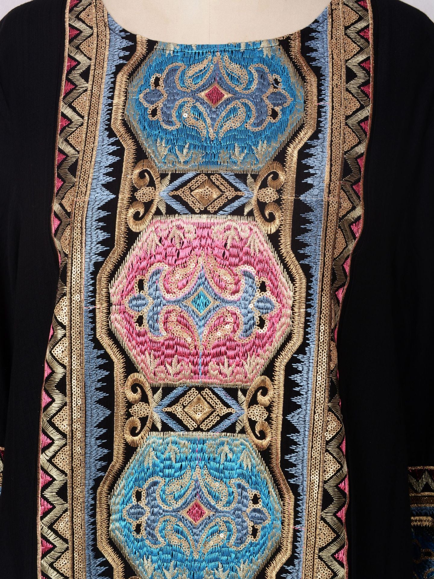 Women's Embroidered Sequin Dress