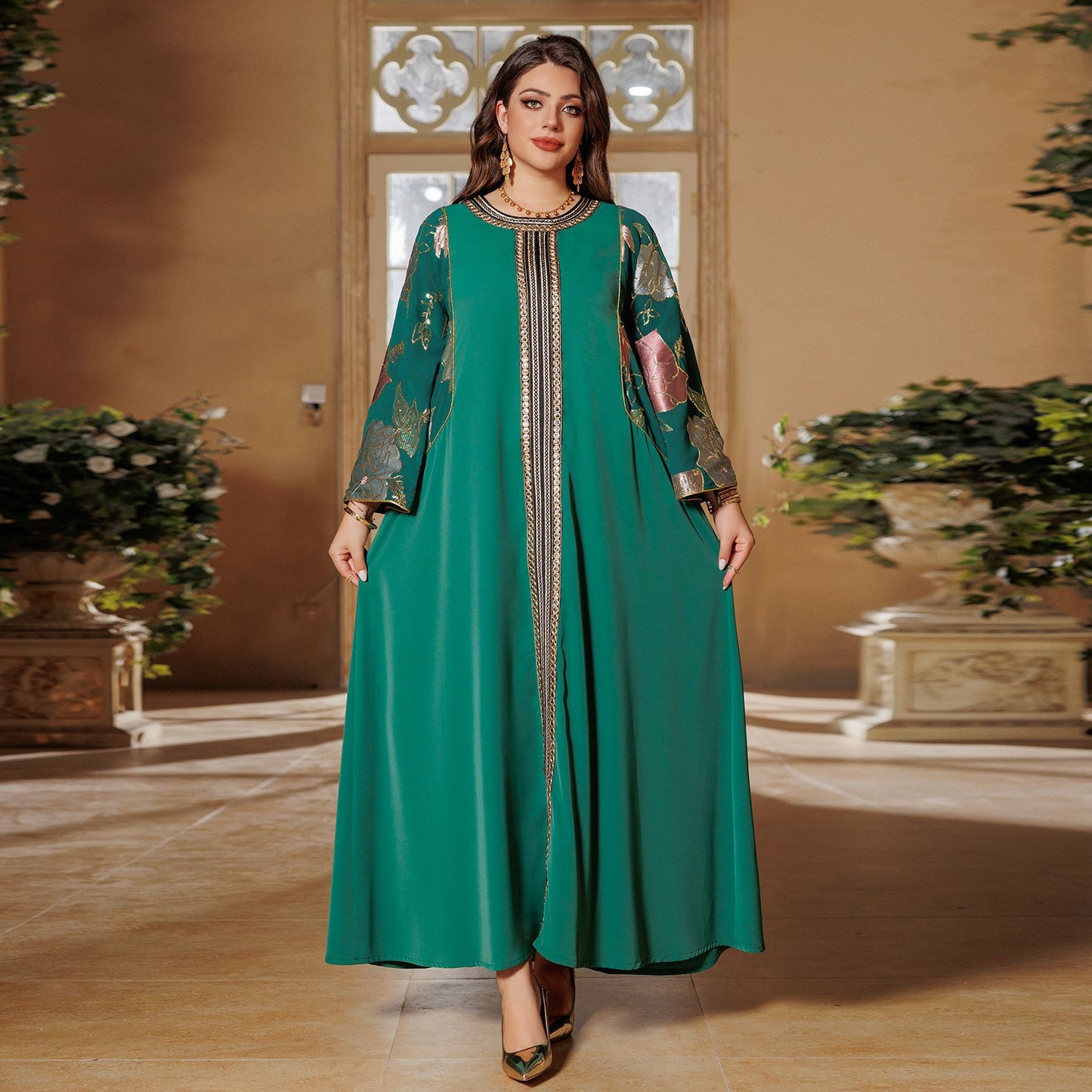 Elegant Long Sleeve Formal Dress