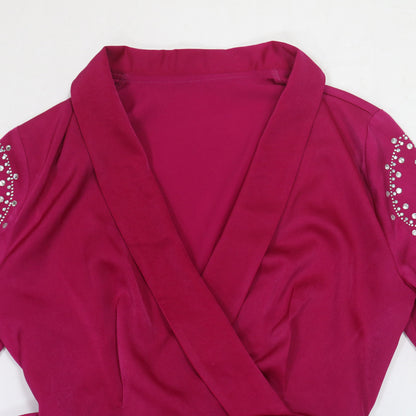 Women's Hot Jalabiya Party Dress with Belt