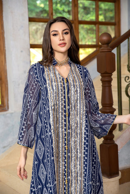 Mesh Embroidered Sequins Patchwork Dress