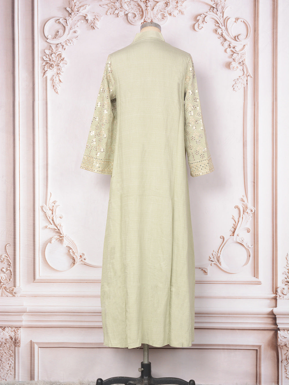 Women's V-neck Ethnic Dress