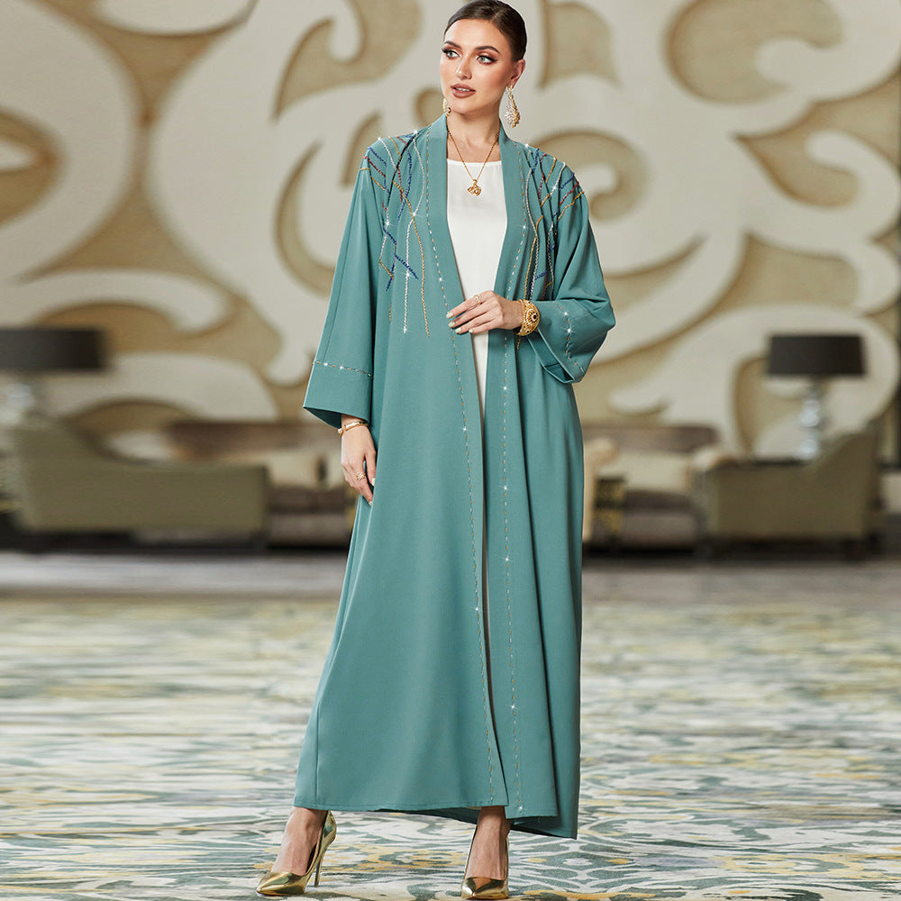 Women's Sewn Beaded Arabic Robe – Abayaya