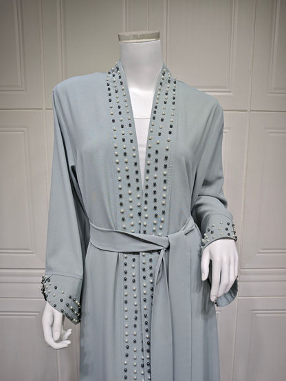 Women's Bubble Lace-up Robe Cardigan