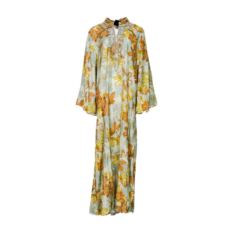 Women's Embroidered Floral Dress