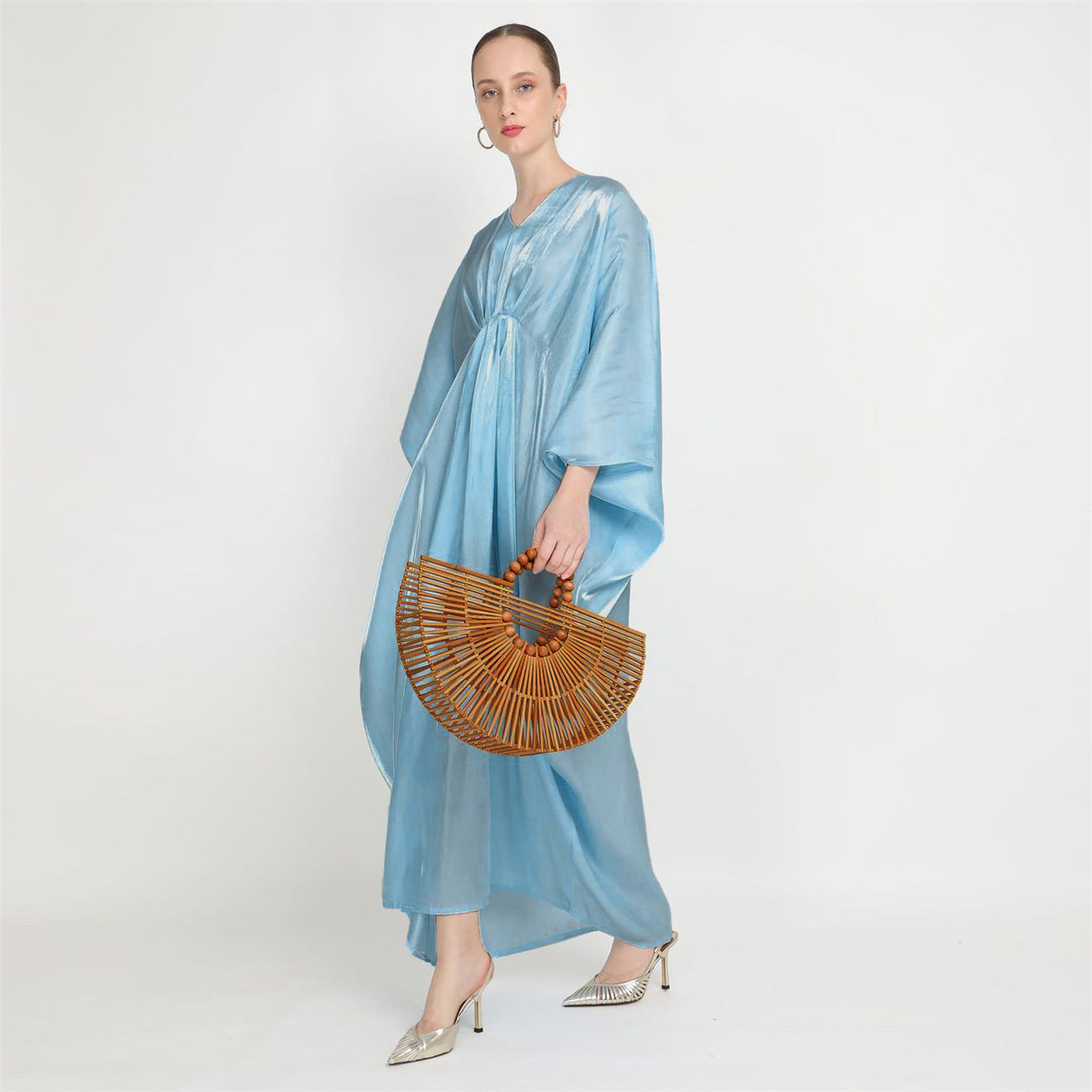 Women's Loose Bat Sleeve Abaya Dress
