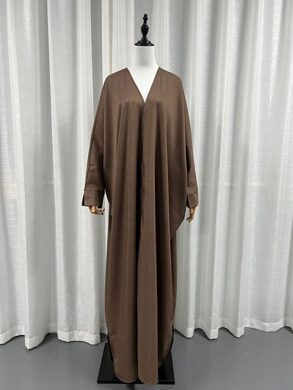 Women's Solid Color Cardigan Robe