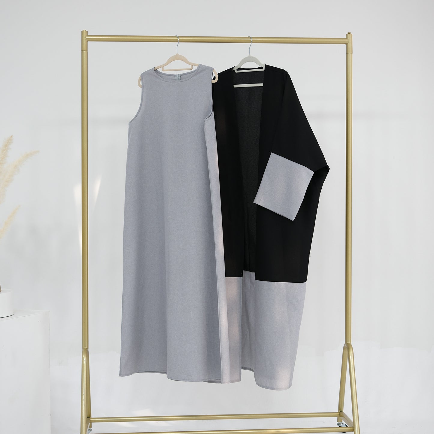 Long-Sleeved Robe Two-Piece Set