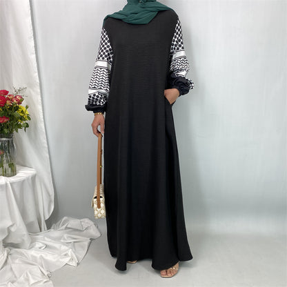 Fashionable Muslim Women's Hat Dress