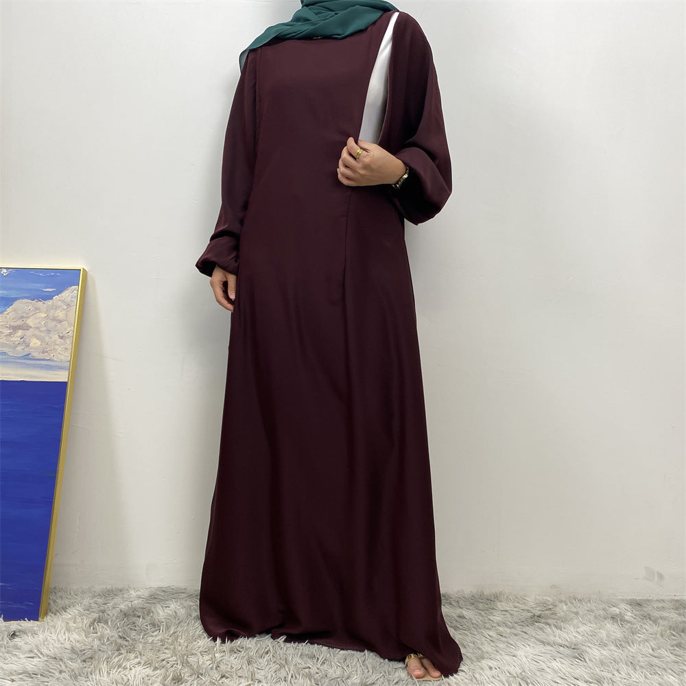 Women's Nursing Long Sleeve Slim Fit Dress