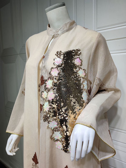 Women's Beaded Embroidered Party Dress