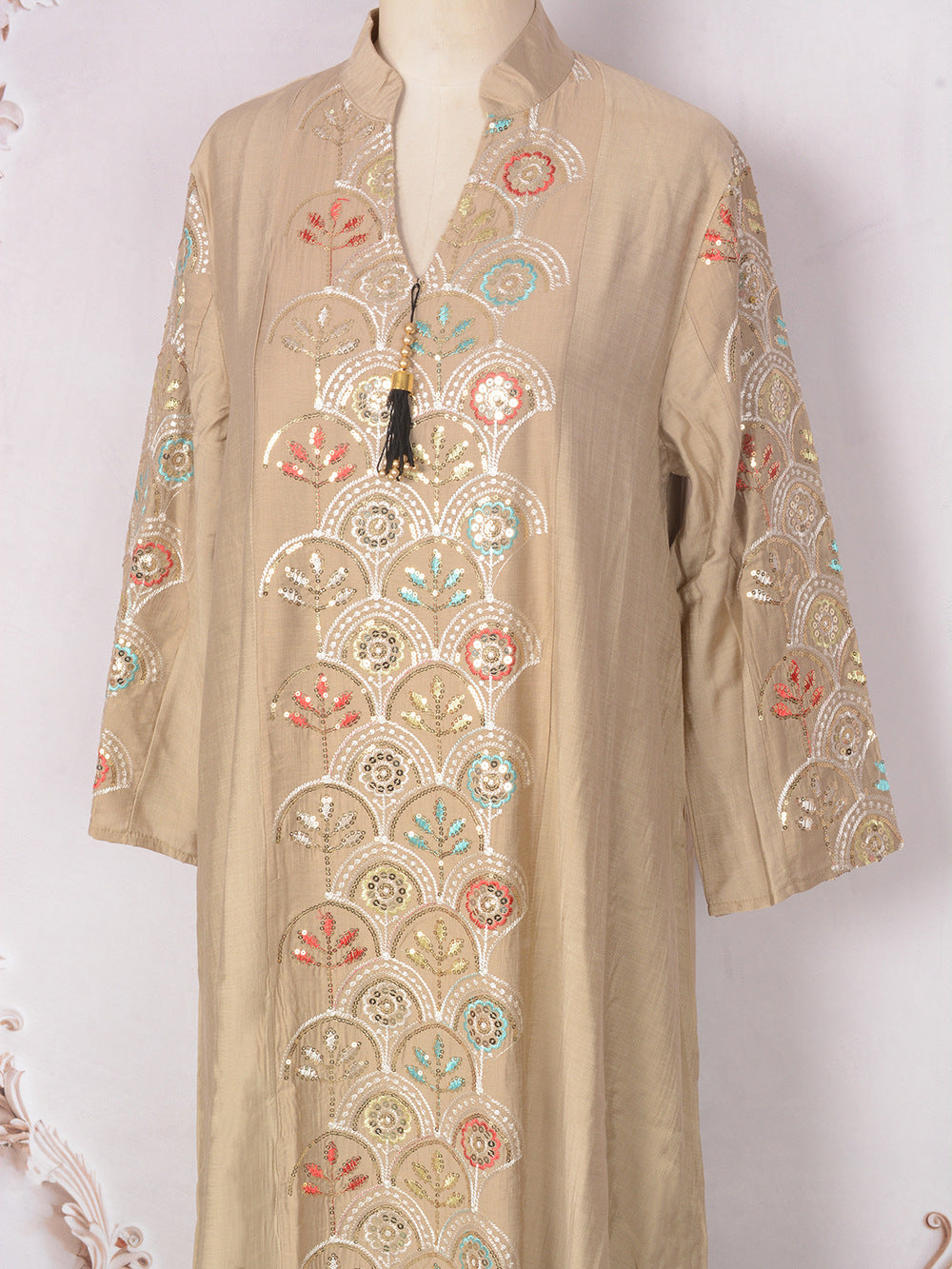 Beaded Women's Muslim Dress