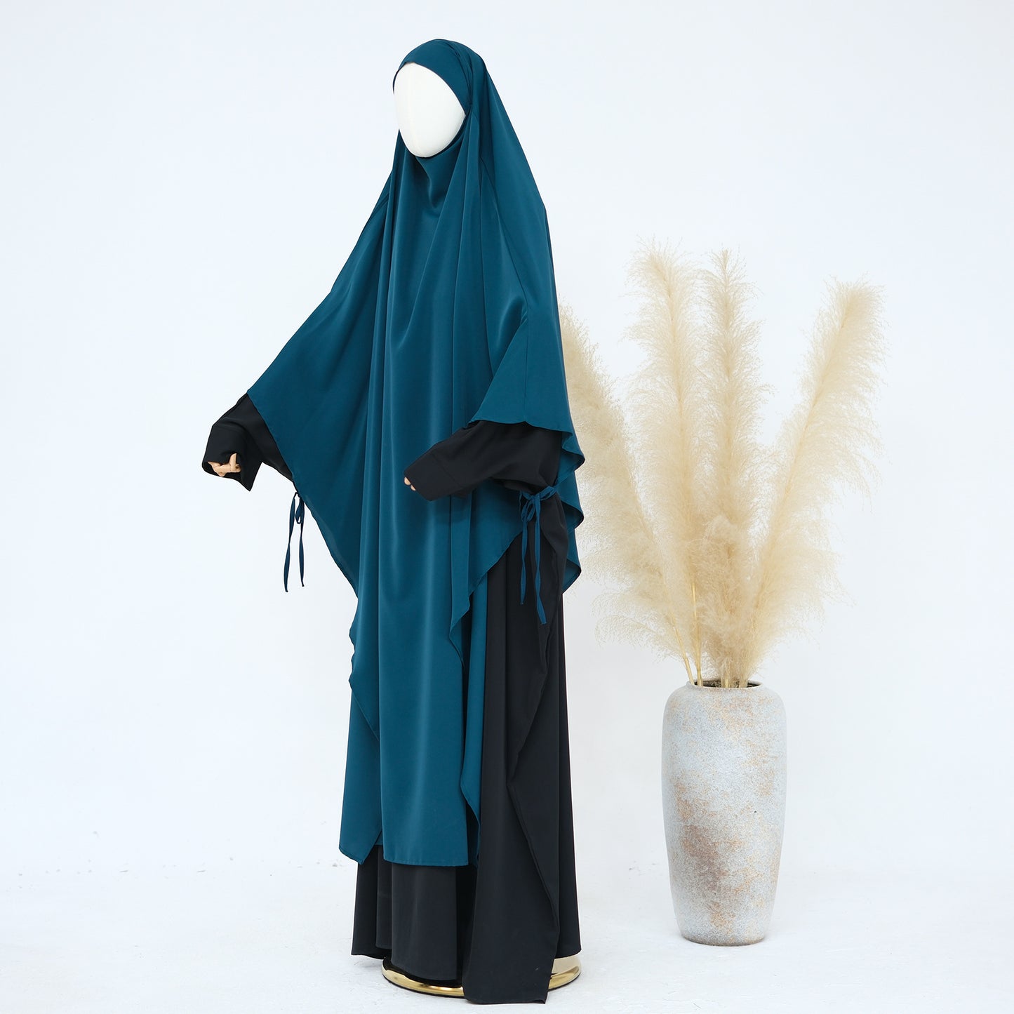 Women's Solid Color Nida Swing Hijab